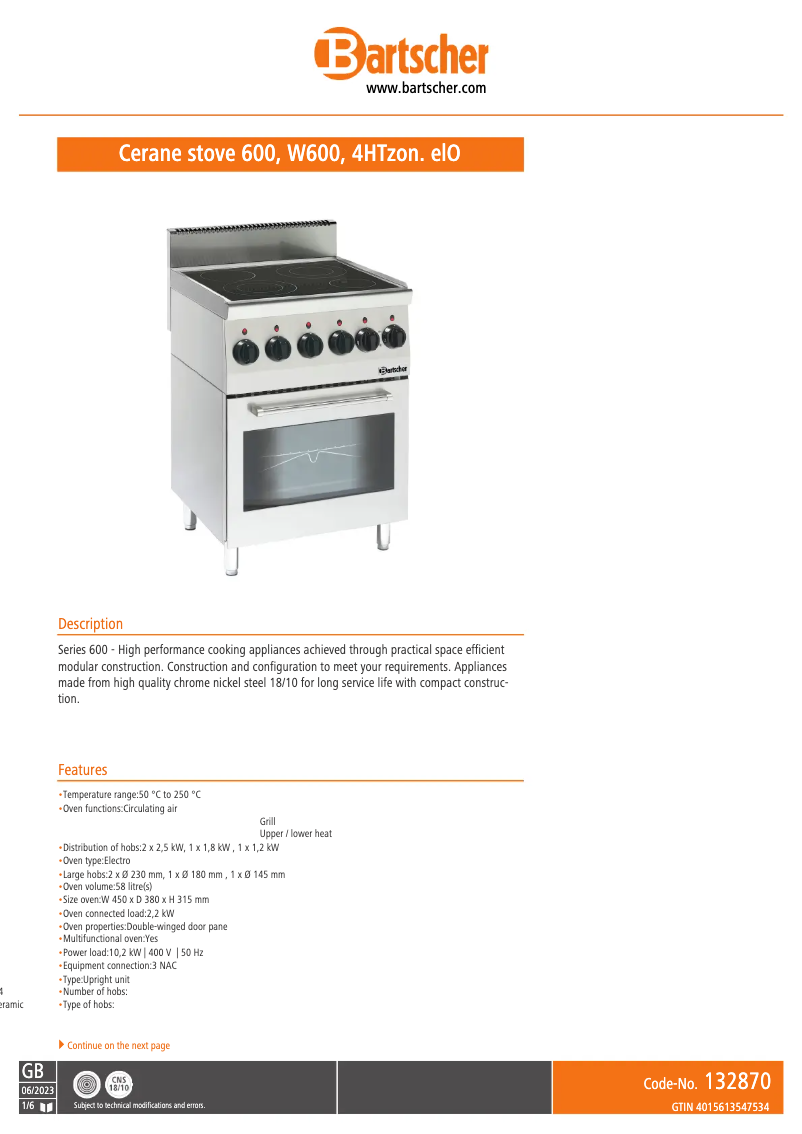 Imagen de la primera página del manual del dispositivo 132870