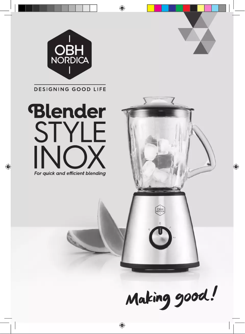 Página 1 del manual Manual de usuario OBH Nordica Style Inox 6621