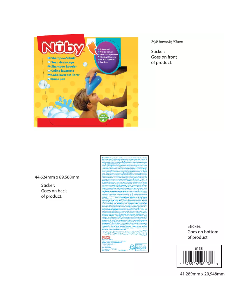 Imagen de la primera página del manual del dispositivo Shampoo rinse cup