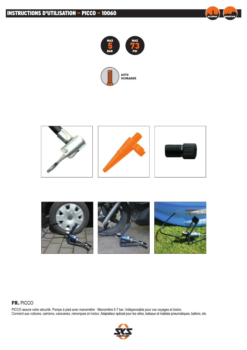 Página 1 del manual Manual de usuario SKS Picco