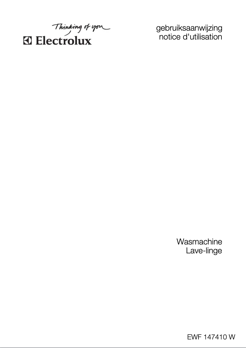 Imagen de la primera página del manual del dispositivo EWF147410