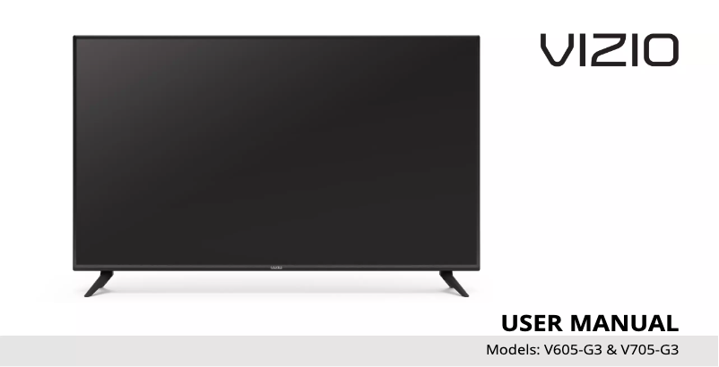 Imagen de la primera página del manual del dispositivo V605-G3