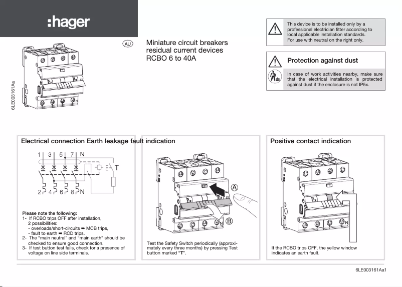 Imagen de la primera página del manual del dispositivo ADX413T