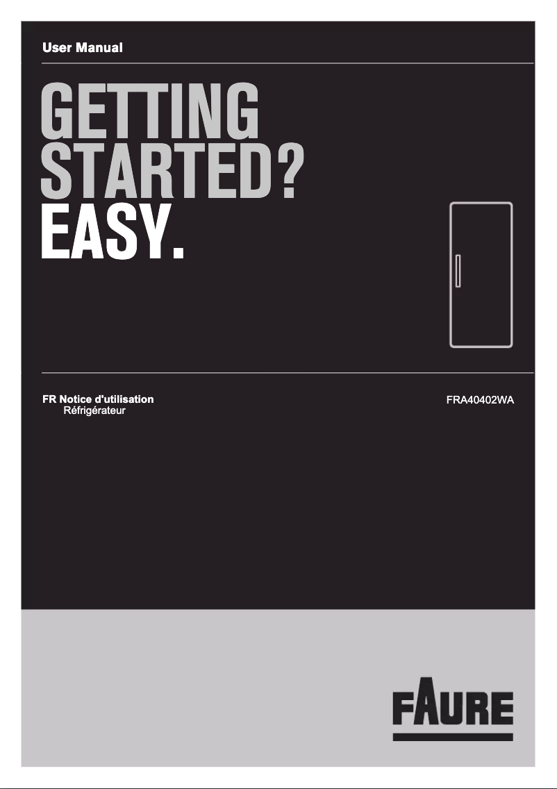 Imagen de la primera página del manual del dispositivo FRA40402WA