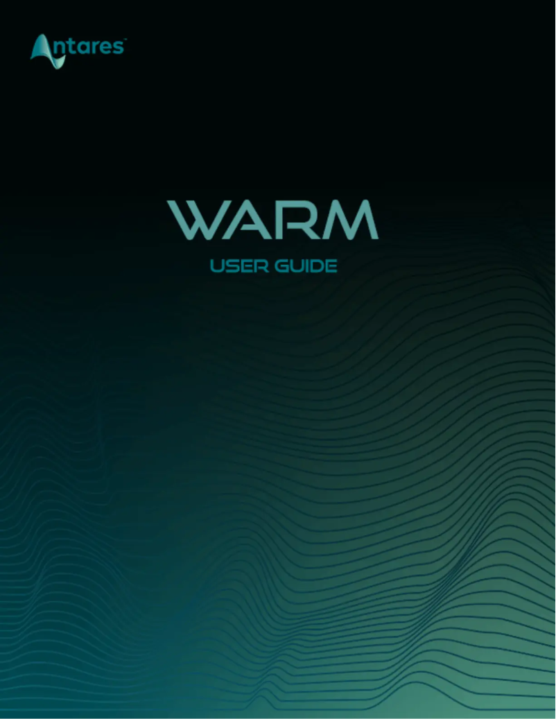 Imagen de la primera página del manual del dispositivo WARM