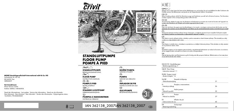 Imagen de la primera página del manual del dispositivo IAN 362138