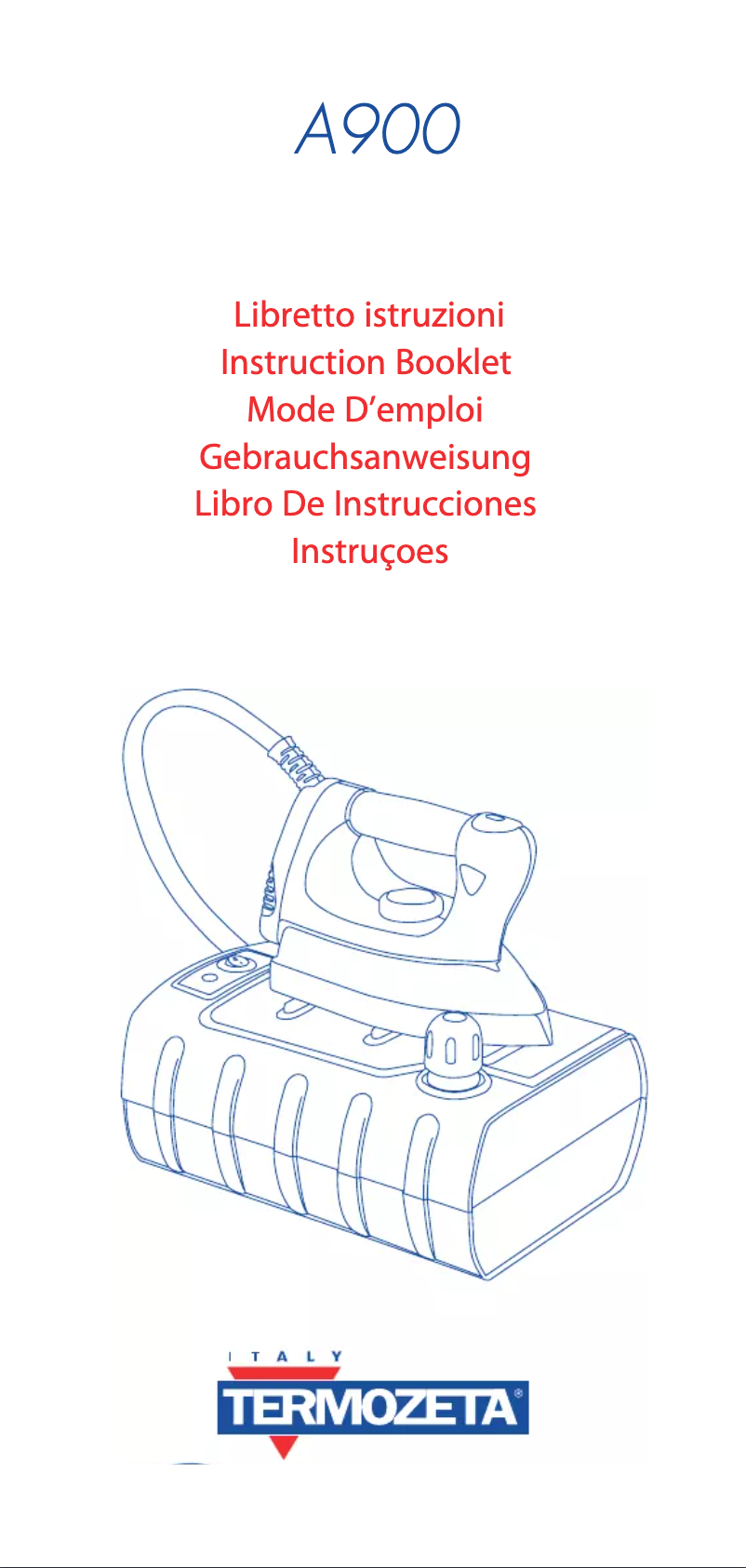 Imagen de la primera página del manual del dispositivo A900