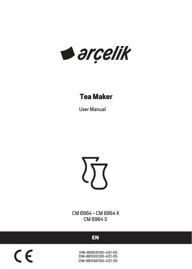 Imagen de la primera página del manual del dispositivo CM 6964