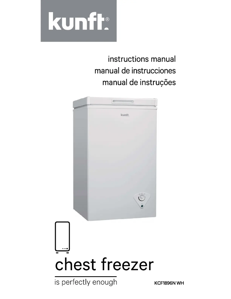 Imagen de la primera página del manual del dispositivo KCF1896N WH
