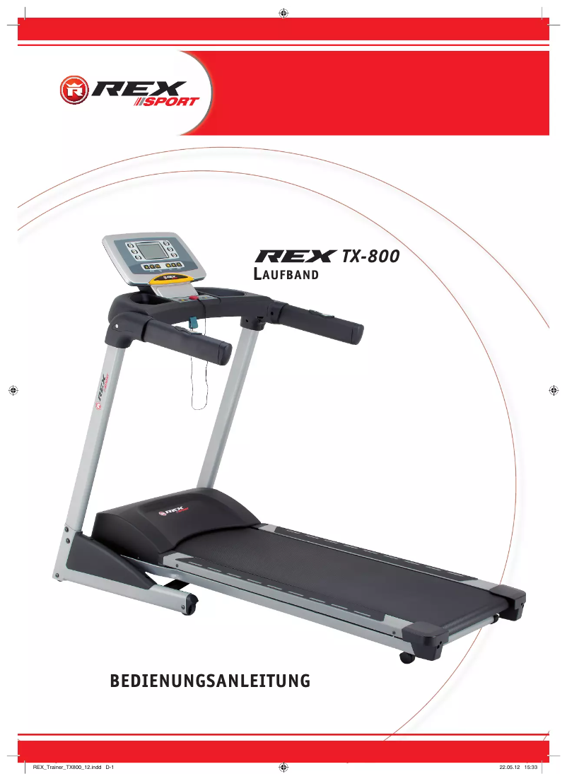 Página 1 del manual Manual de usuario Rex TX-800