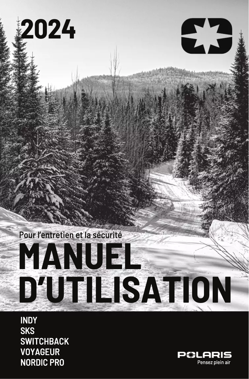Página 1 del manual Manual de usuario Polaris 850 INDY XCR 136 (2024)