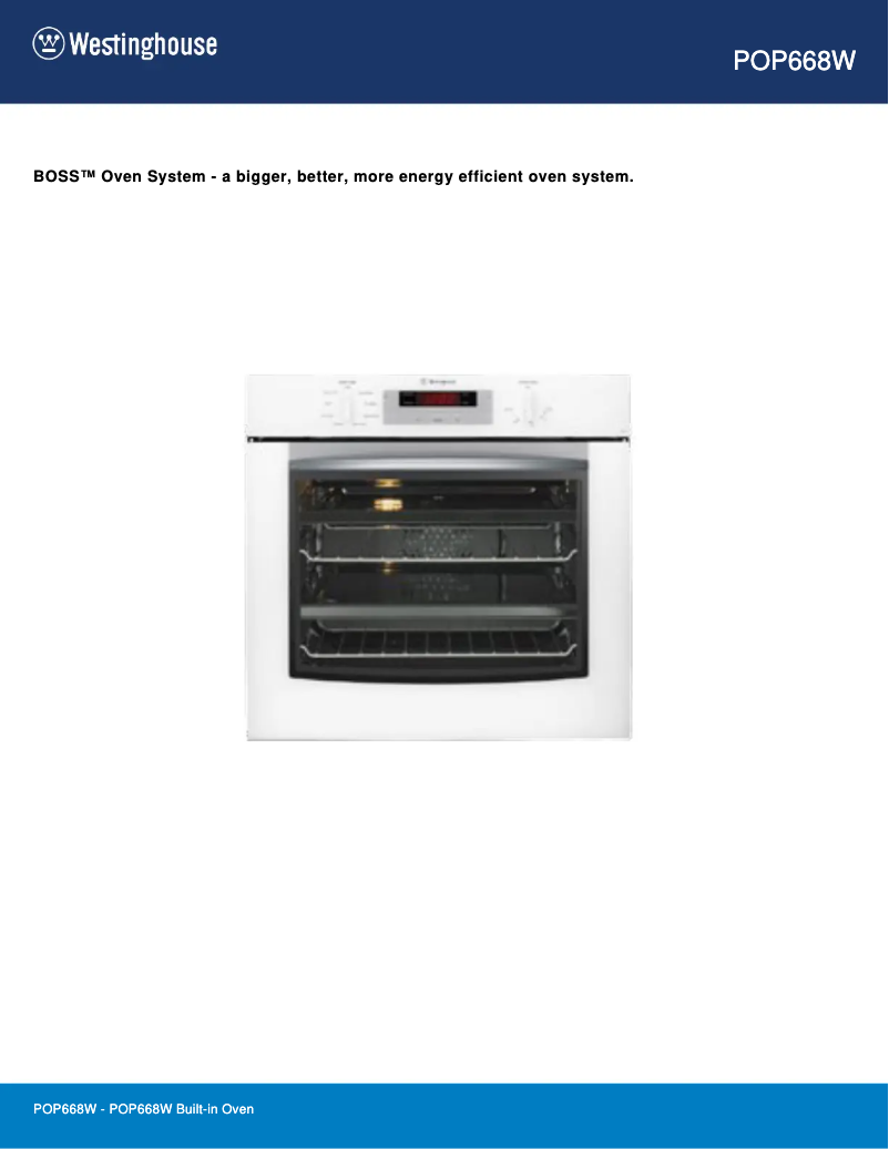 Imagen de la primera página del manual del dispositivo POP668W