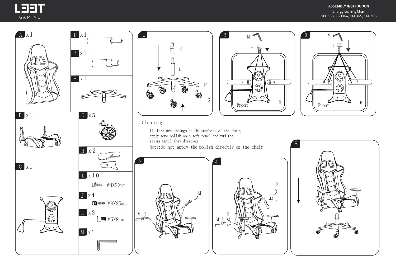 Página nº 1 - Manual de usuario L33T-Gaming Energy