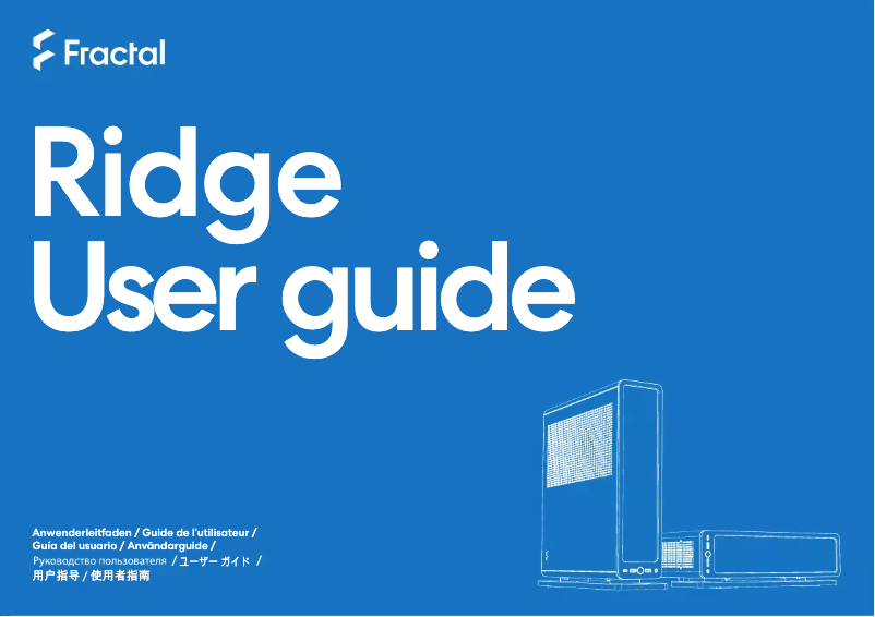 Imagen de la primera página del manual del dispositivo Ridge