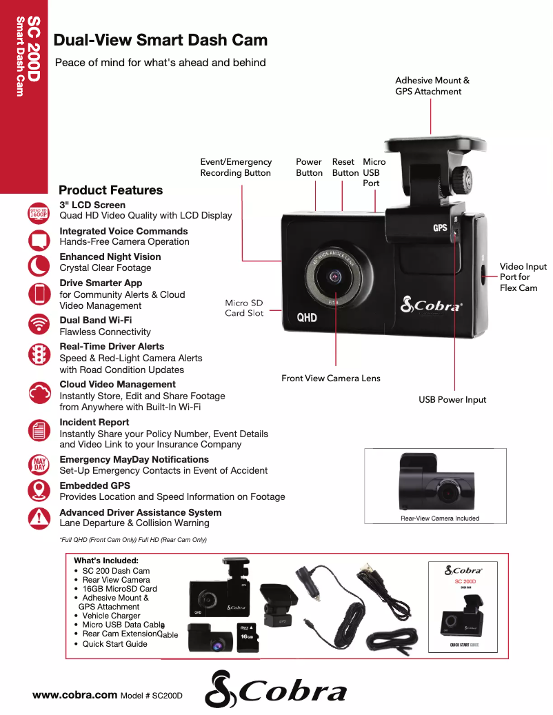 Imagen de la primera página del manual del dispositivo SC200D