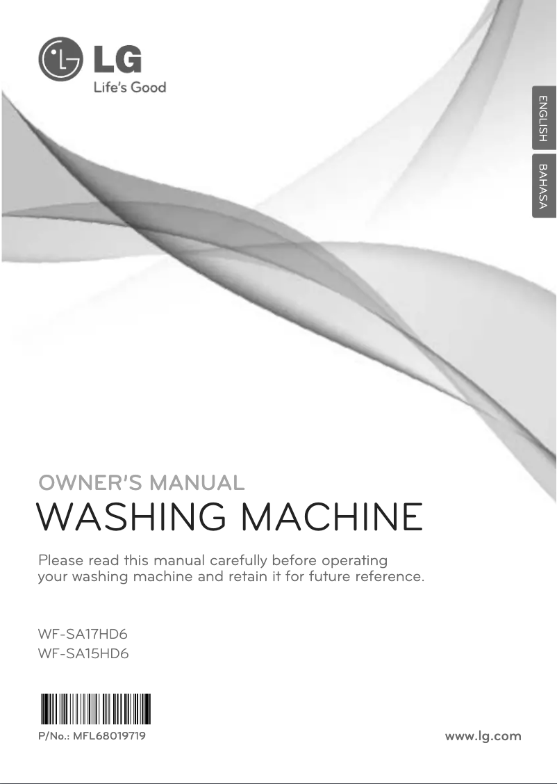 Página 1 del manual Manual de usuario LG WF-SA17HD6