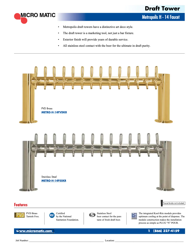 Página 1 del manual Manual de usuario Micro Matic METRO-H-14KR