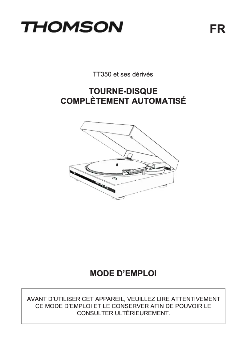 Imagen de la primera página del manual del dispositivo TT355