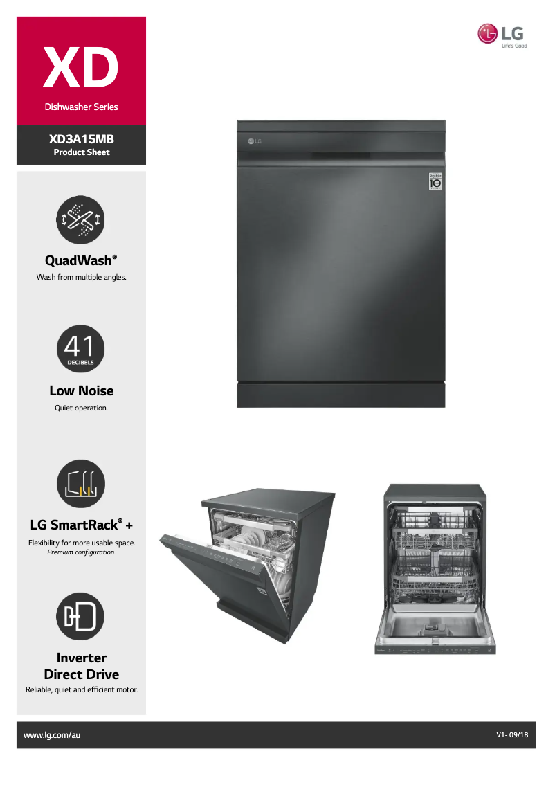 Imagen de la primera página del manual del dispositivo XD3A15MB