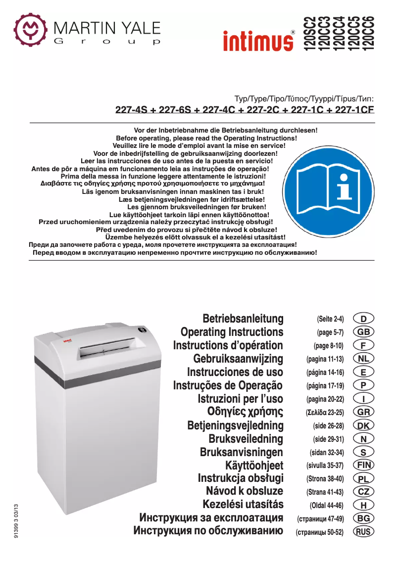 Imagen de la primera página del manual del dispositivo Crypto 120 CC5