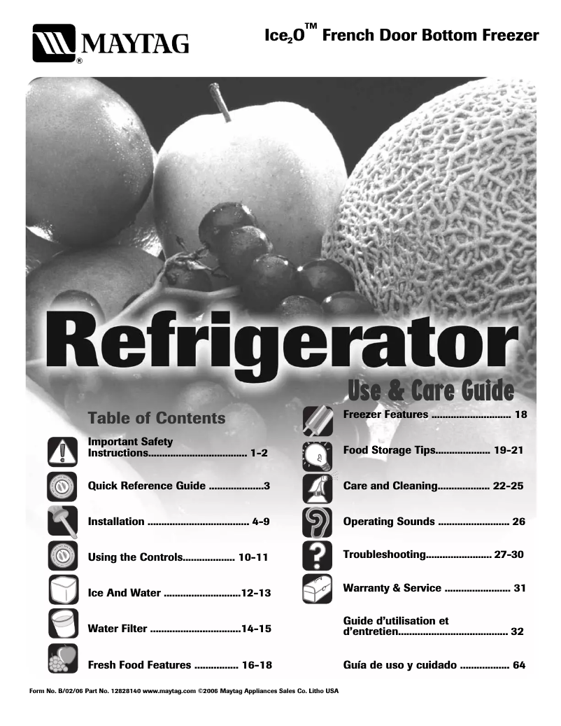 Página 1 del manual Manual de usuario Maytag MFI2269VEA