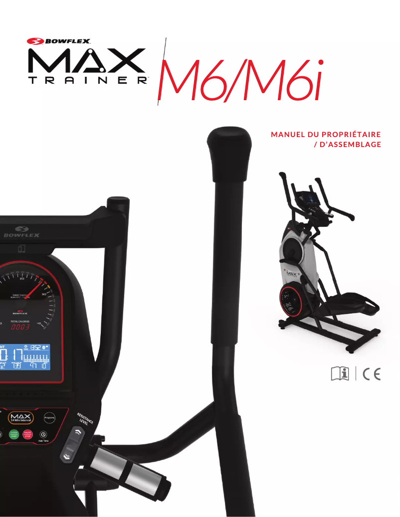 Página nº 1 - Manual de usuario Bowflex Max Trainer M6i