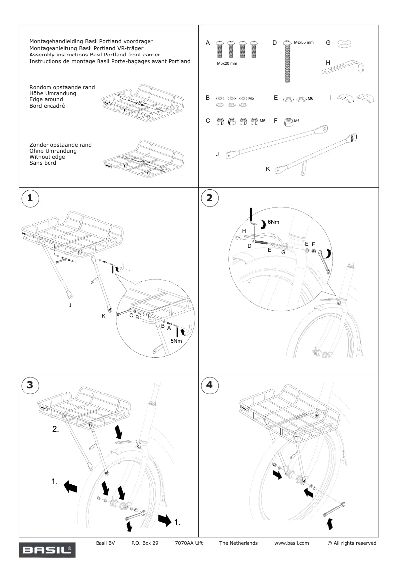 Imagen de la primera página del manual del dispositivo Portland