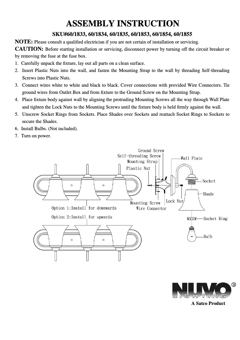 Imagen de la primera página del manual del dispositivo Dupont 60/1855