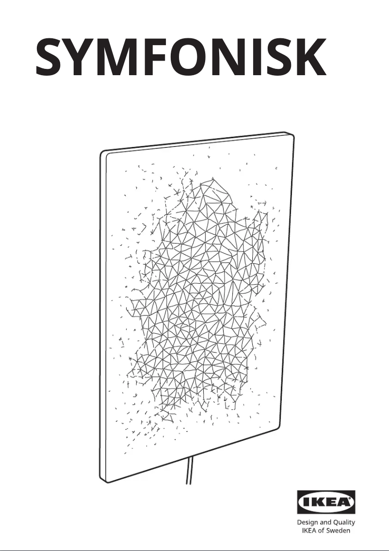 Página 1 del manual Manual de usuario Ikea SYMFONISK 405.396.87