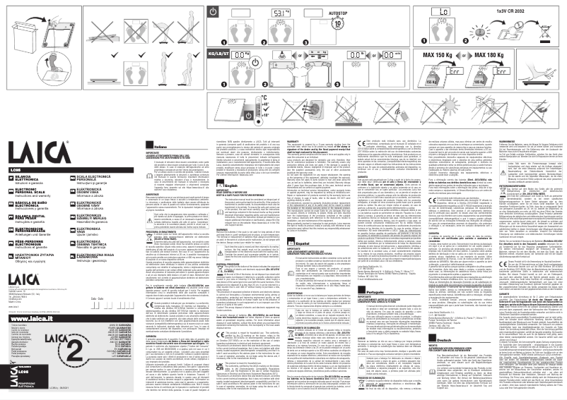 Página 1 del manual Manual de usuario Laica PS1079