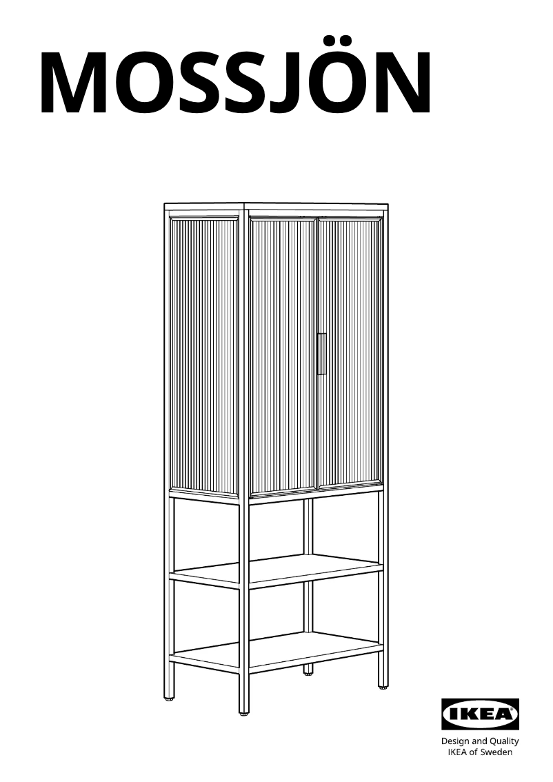 Página 1 del manual Manual de usuario Ikea MOSSJÖN 305.643.33