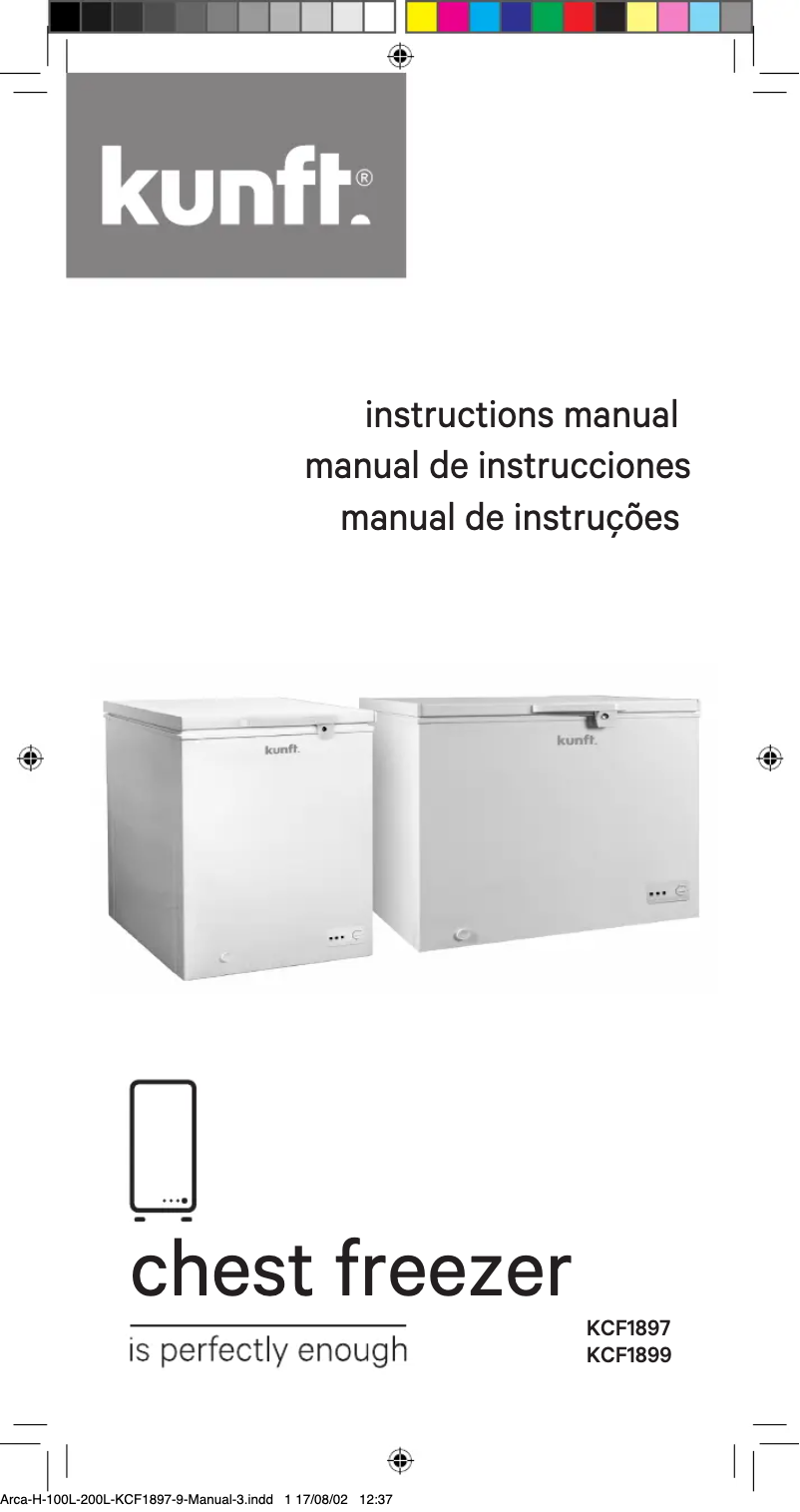 Imagen de la primera página del manual del dispositivo KCF1897