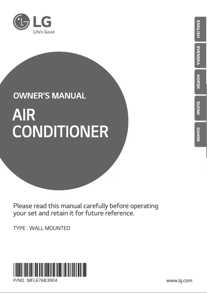 Página nº 1 - Manual de usuario LG S09LHU