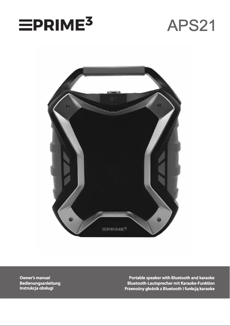 Página 1 del manual Manual de usuario PRIME3 XPLODE APS21