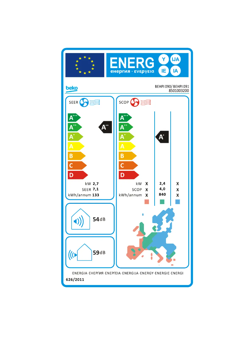 Imagen de la primera página del manual del dispositivo BEHPI 090