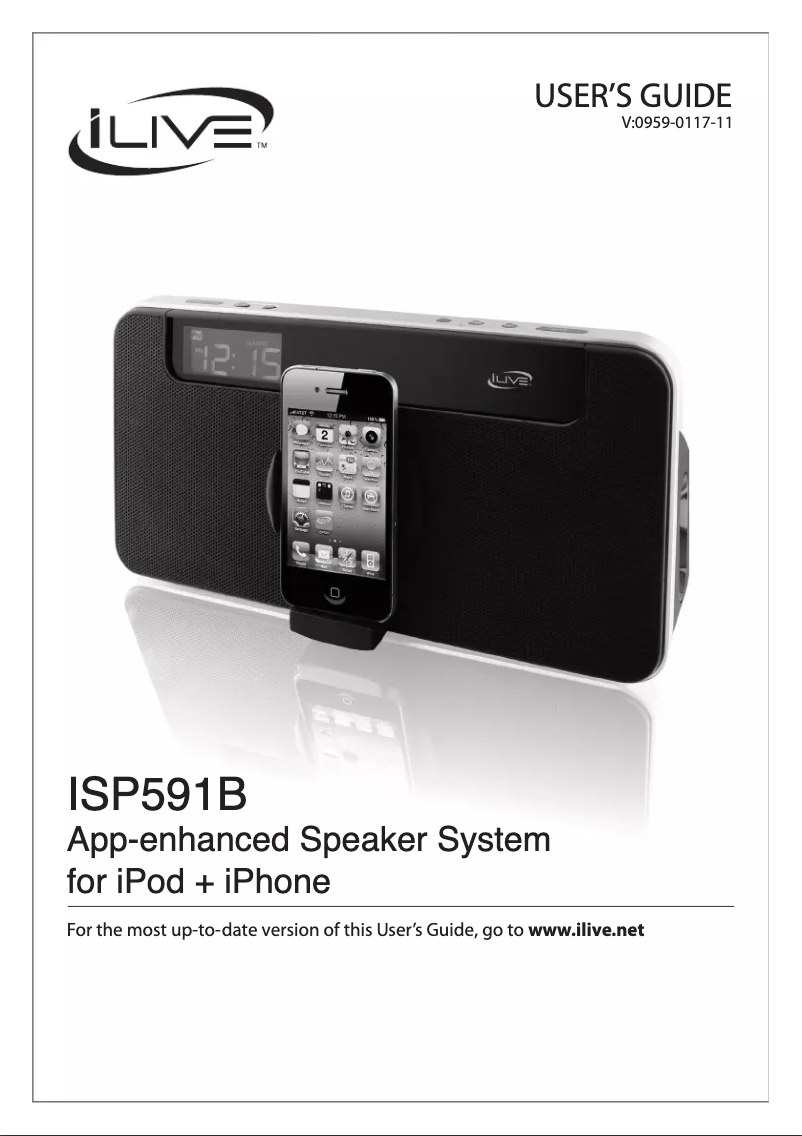 Imagen de la primera página del manual del dispositivo ISP591B