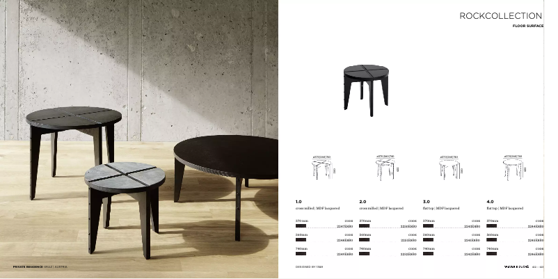 Página 1 del manual Manual de usuario Wever & Ducré Rock Table 3.0