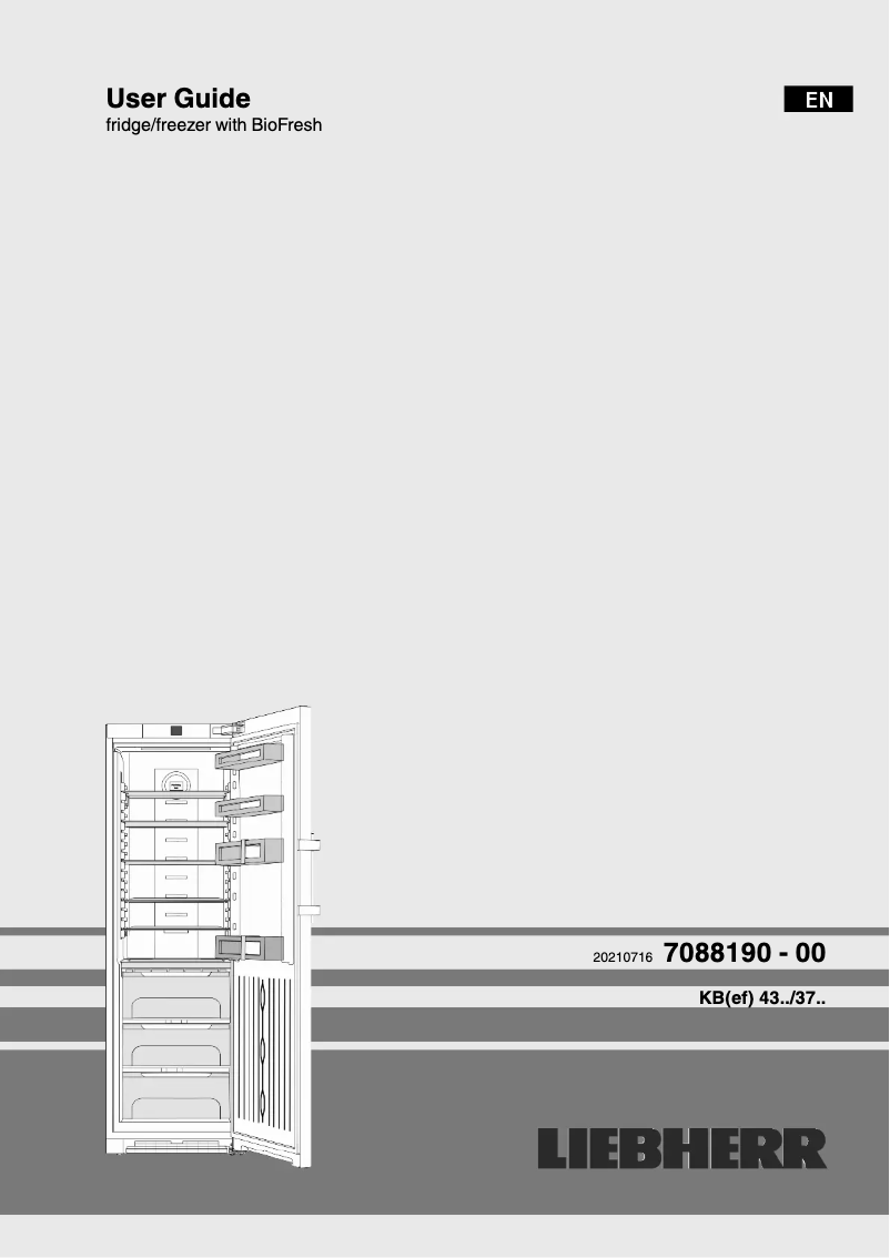 Imagen de la primera página del manual del dispositivo KBef 4330-21