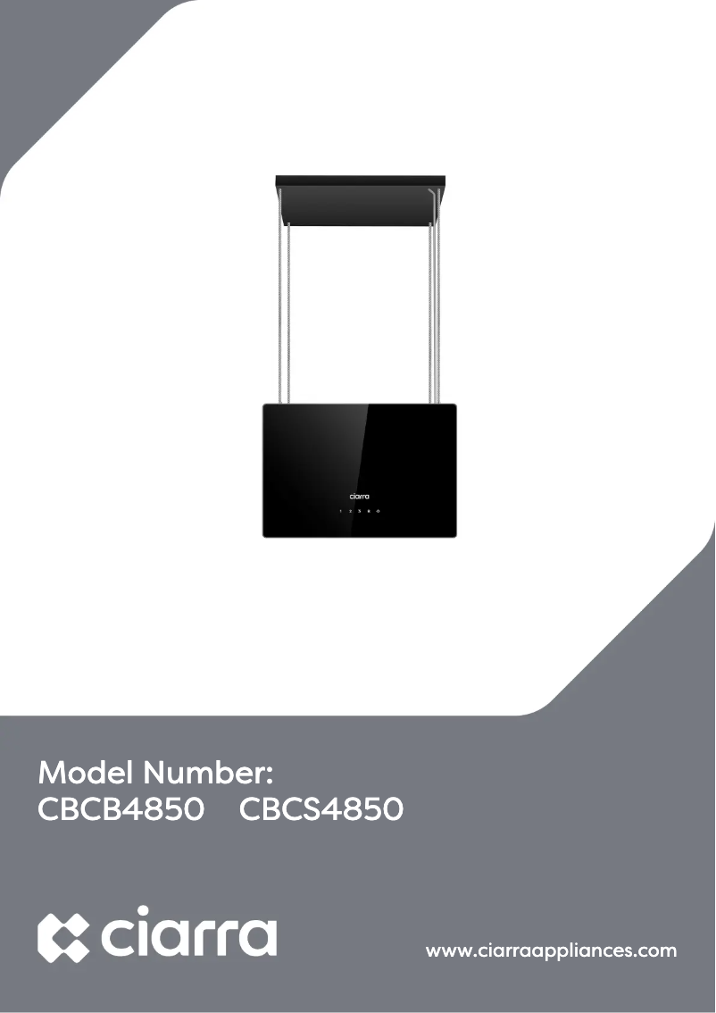 Página 1 del manual Manual de usuario Ciarra CBCS4850