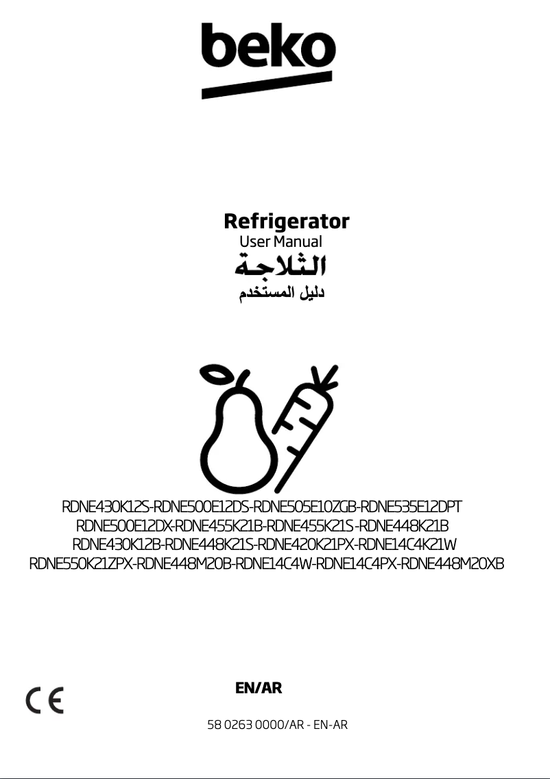 Imagen de la primera página del manual del dispositivo RDNE448M20B