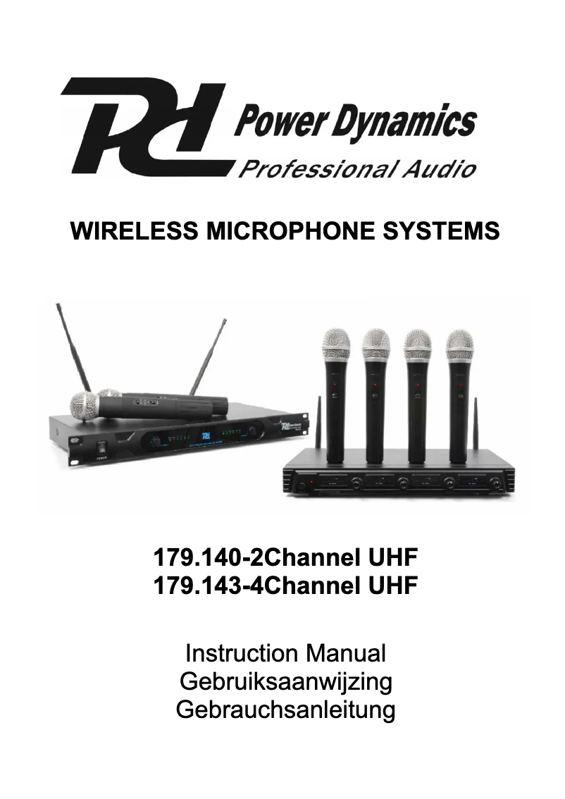 Página 1 del manual Manual de usuario Power Dynamics PD722H