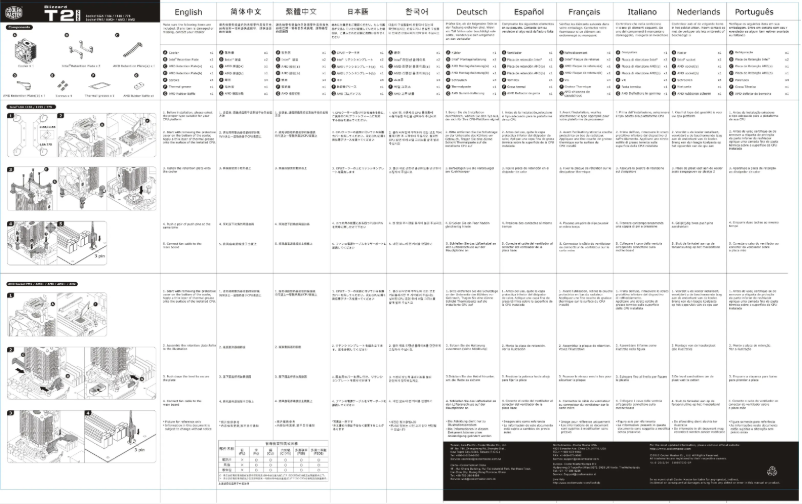 Imagen de la primera página del manual del dispositivo Blizzard T2 Mini