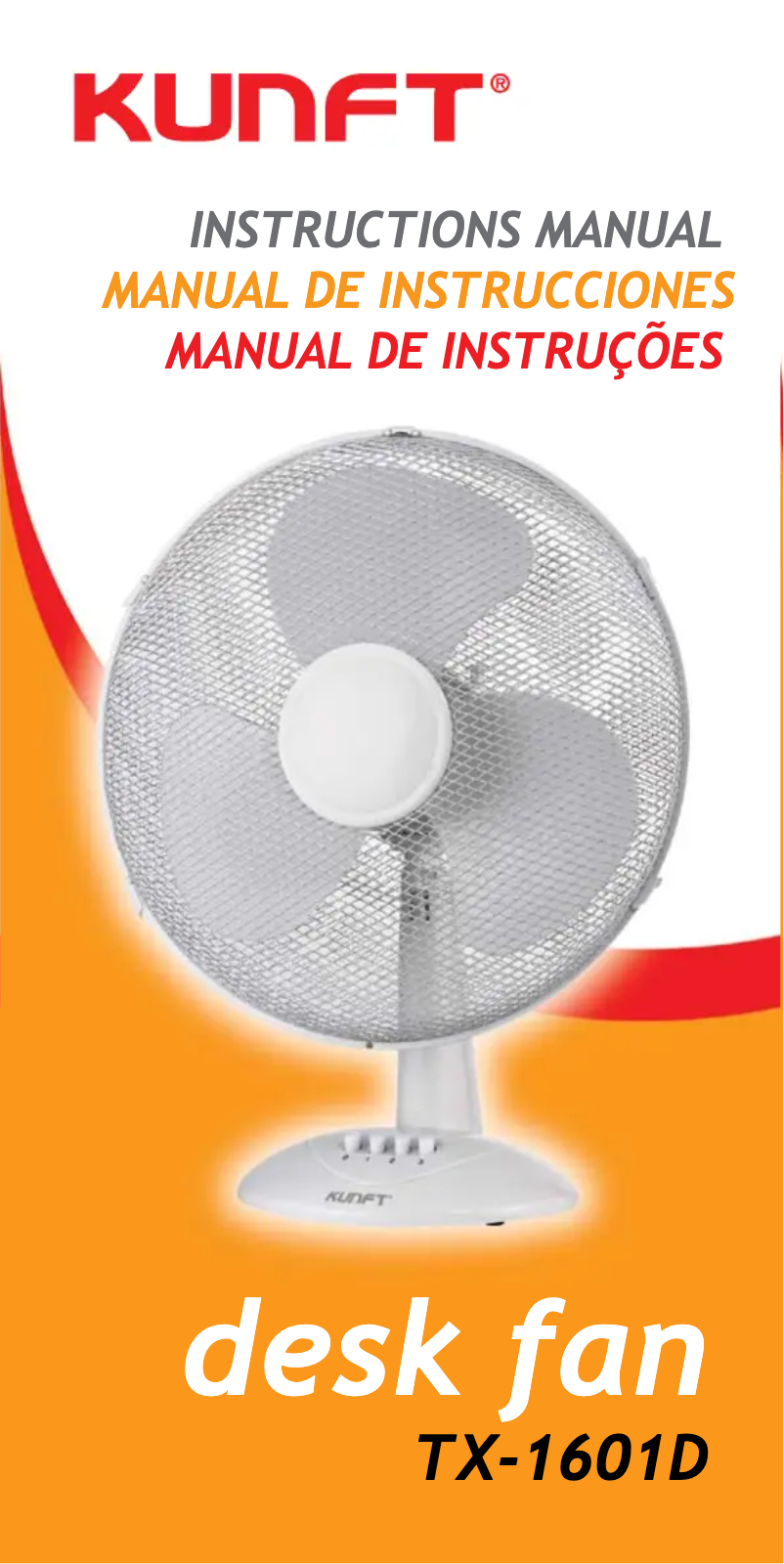 Imagen de la primera página del manual del dispositivo TX-1601D