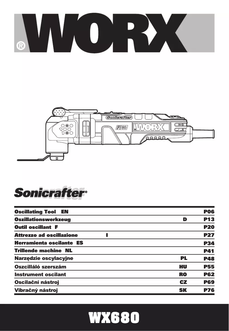 Imagen de la primera página del manual del dispositivo WX679