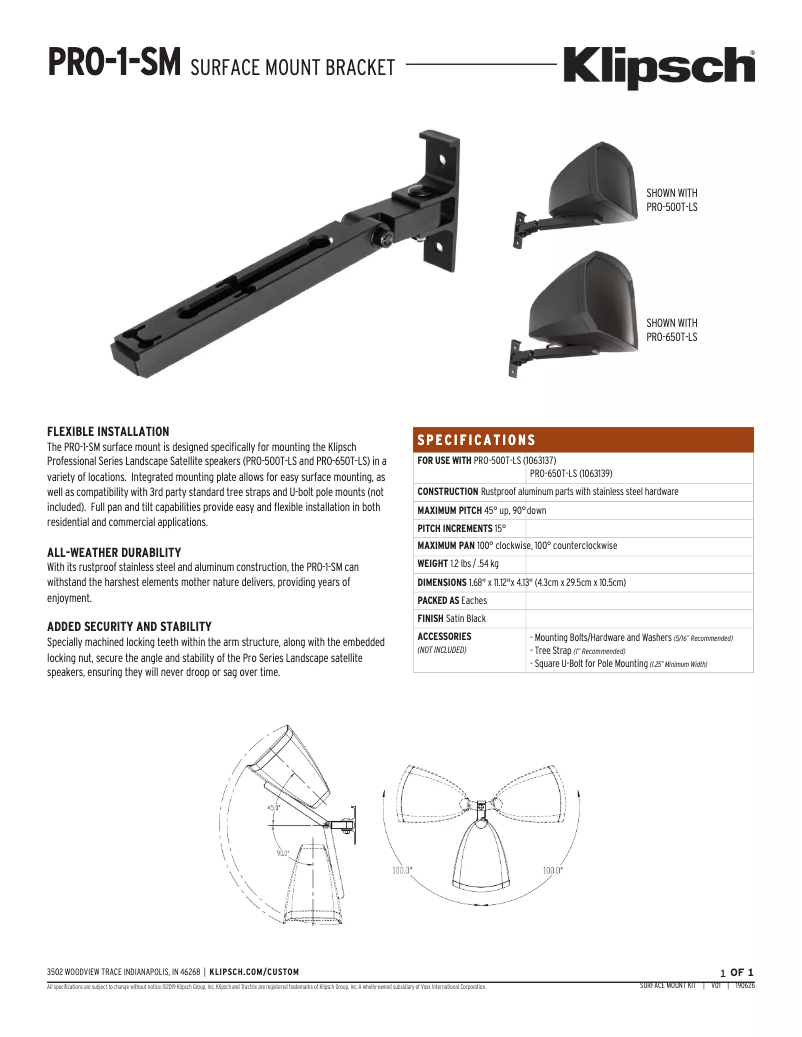 Imagen de la primera página del manual del dispositivo PRO-500T-LS