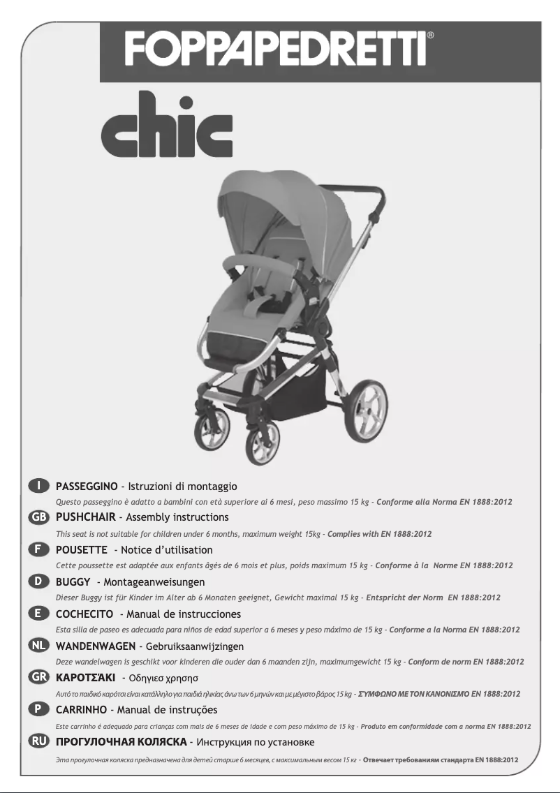 Imagen de la primera página del manual del dispositivo Chic