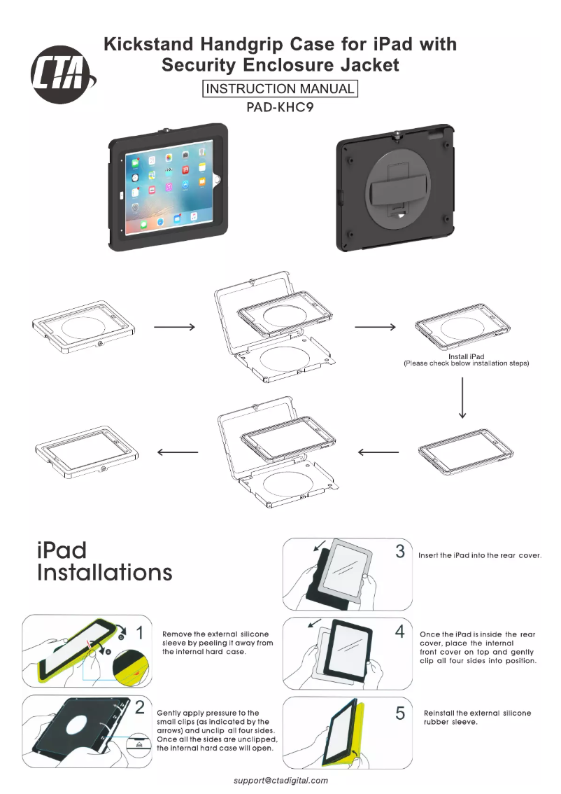 Imagen de la primera página del manual del dispositivo PAD-KHC9