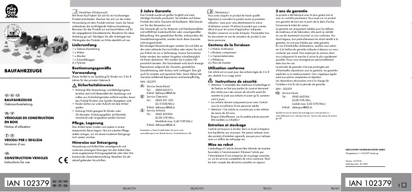 Imagen de la primera página del manual del dispositivo IAN 102379