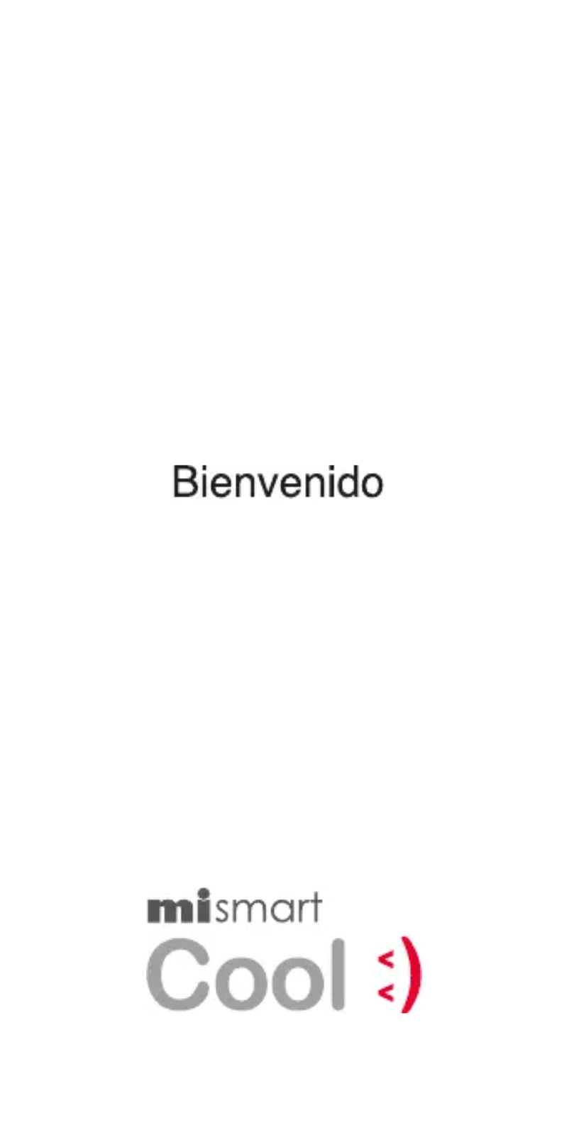 Imagen de la primera página del manual del dispositivo Mismart Cool