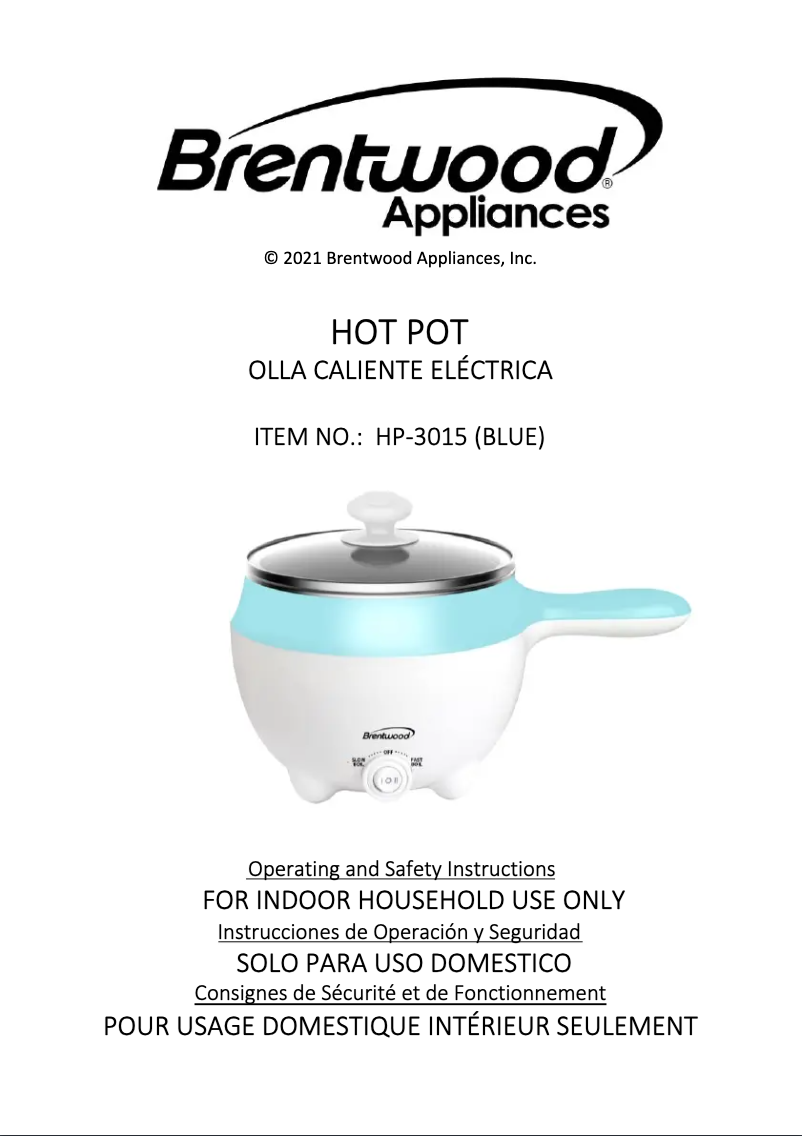 Imagen de la primera página del manual del dispositivo HP-3015